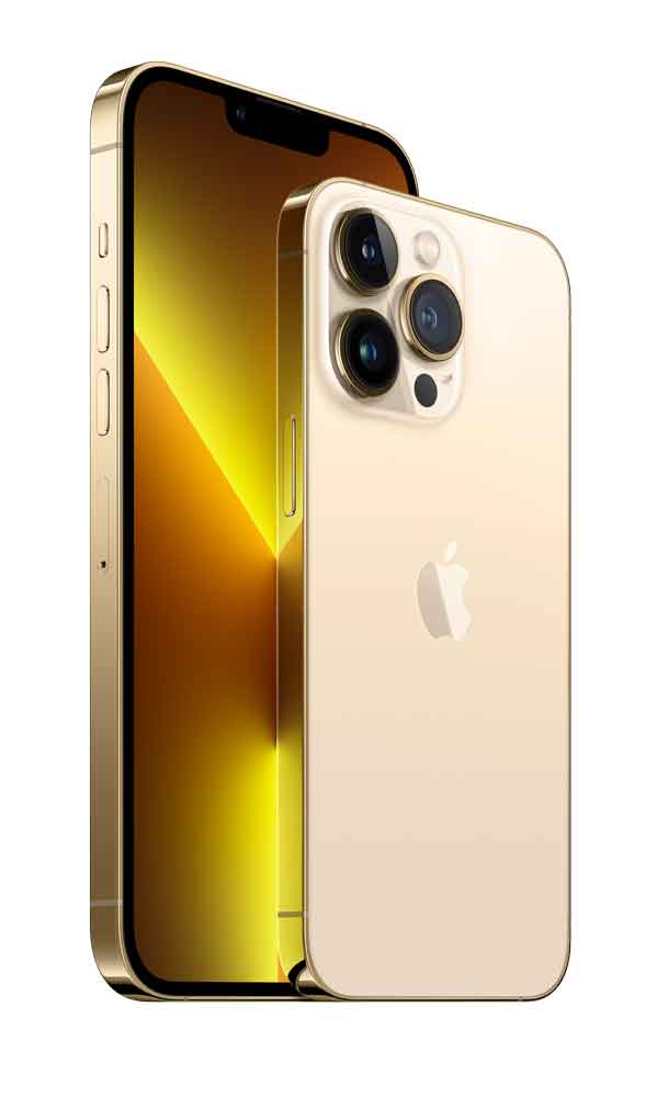 Купить Apple iPhone 13 Pro - 5G Smartphone - Dual-SIM / Interner Speicher 256 GB - OLED-Display - 6.1" - 2532 x 1170 Pixel (120 Hz) - Triple-Kamera 12 MP, 12 MP, 12 MP - front camera 12 MP - Gold (MLVK3ZD/A) в магазине wardena.ru