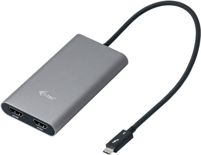 Купить i-Tec - Externer Videoadapter - Thunderbolt 3 - 2 x HDMI (TB3DUAL4KHDMI) в магазине wardena.ru