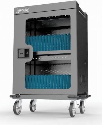 Купить MANHATTAN 32-Port USB-C Ladeschrank auf Rollen 576 W 32 USB-C PD-Ports, geräumige Fächer für Chromebooks, Handys und Tablets bis zu 15.6", 576 W gesamt, bis zu 18 W pro Port, Überspannungsschutz, leiser Lüfter, Metallgeh (102353) в магазине wardena.ru