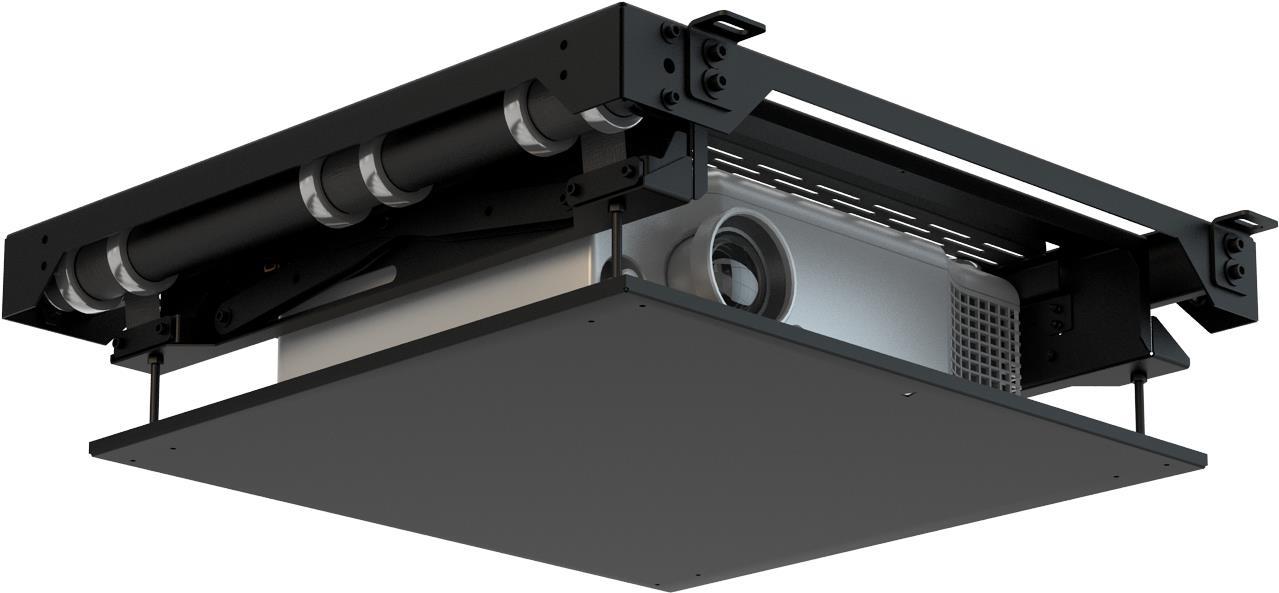 Купить Unitech Systems Projektor-Deckenlift. Abmessungen des Projektors = 530x645mm (BxT). Tragfähigkeit 20kg, Hub 300mm (PLCV6.1) в магазине wardena.ru
