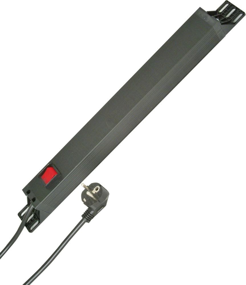 Купить Kopp Steckdosenleiste 48,30cm (19") 7fach Schwarz Schutzkontakt 930705028 (930705028) в магазине wardena.ru