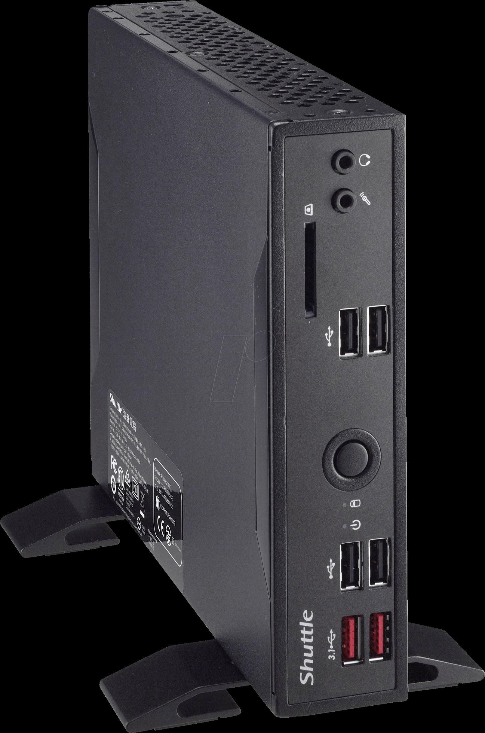 Купить Shuttle XPC slim DS10U7 - Barebone - Slim-PC - 1 x Core i7 8565U / 1,8 GHz ULV - RAM 0GB - UHD Graphics 620 - GigE - WLAN: Bluetooth 4,0, 802,11a/b/g/n/ac - Schwarz (PEB-DS10U741) в магазине wardena.ru