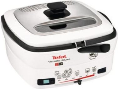 Купить Tefal Versalio Deluxe 9 in1 - Fritteuse - 1600 W - Schwarz/Weiß (FR 4950) (FR4950) в магазине wardena.ru