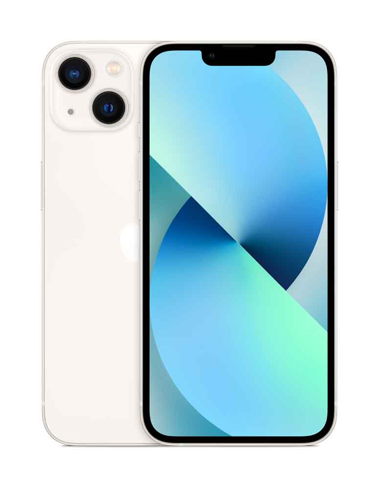Купить Apple iPhone 13 - Smartphone - Dual-SIM - 5G NR - 128GB - 6.1" - 2532 x 1170 Pixel (460 ppi (Pixel pro" )) - Super Retina XDR Display - 2 x Rückkamera 12 MP Frontkamera - starlight (MLPG3ZD/A) в магазине wardena.ru