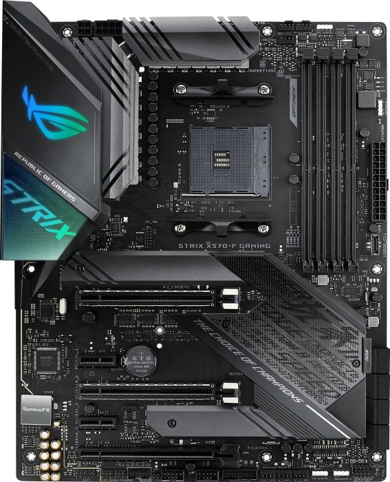 Купить ASUS ROG Strix X570-F Gaming - Motherboard - ATX - Socket AM4 - AMD X570 Chipsatz - USB-C Gen2, USB 3.2 Gen 1, USB 3.2 Gen 2 - Gigabit LAN - Onboard-Grafik (CPU erforderlich) - HD Audio (8-Kanal) (90MB1160-M0EAY0) в магазине wardena.ru