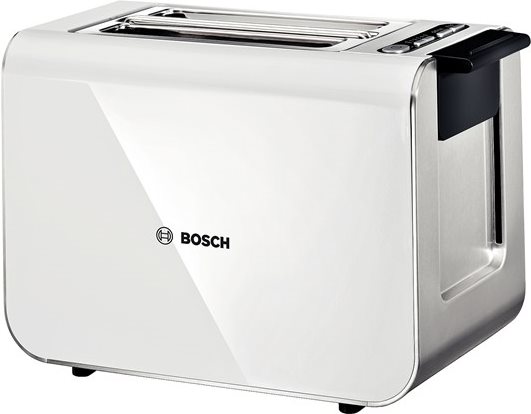 Купить Bosch Styline TAT8611 - Toaster - elektrisch - 2 Scheibe - Weiß/Anthrazit в магазине wardena.ru