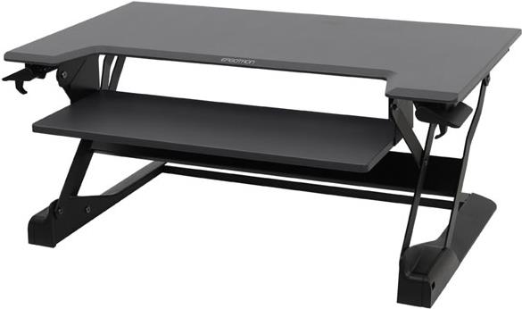Купить Ergotron WorkFit-TL Sit-Stand Desktop Workstation - Aufstellung für Monitor / Tastatur - Schwarz - Tischmontage (33-406-085) в магазине wardena.ru