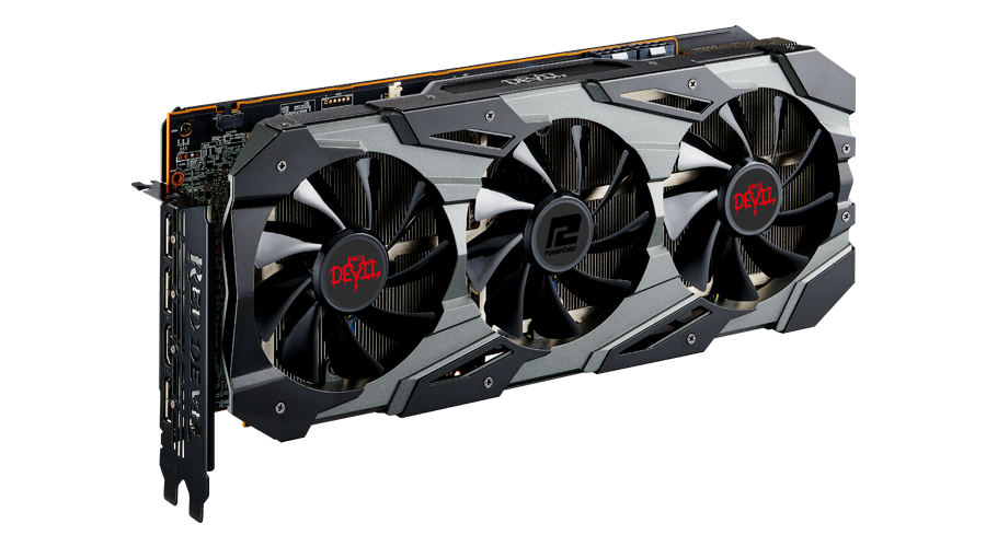 Купить PowerColor Red Devil AXRX 5700 XT 8GBD6-3DHE/OC Radeon RX 5700 XT 8 GB GDDR6 (AXRX 5700XT 8GBD6-3DHE/OC) в магазине wardena.ru