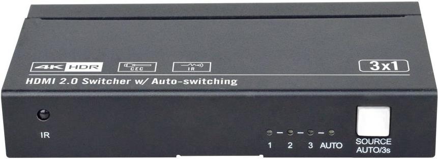 Купить VivoLink HDMI switcher 3x1 8Ka60Hz with CEC and IR (VLSW131-8K) в магазине wardena.ru