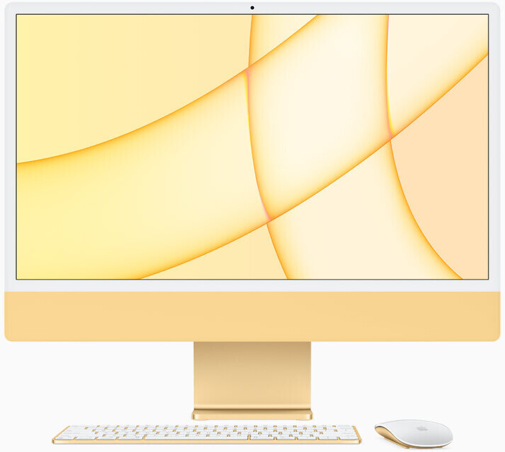 Купить APPLE iMac 4,5K Z12T 59,62cm 23.5" Apple M1 Chip 8C CPU/8C GPU/16C N.E. 16GB 1TB SSD Gbit Eth. MM MaKey TID DE - Gelb (Z12T-420352) в магазине wardena.ru