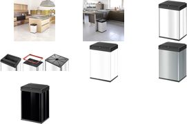Купить Hailo Abfalleimer Big-Box Swing L, 35 Liter, weiß Großraum-Abfallbox, Stahlblech und Kunststoff, automatisch - 1 Stück (0840-131) в магазине wardena.ru