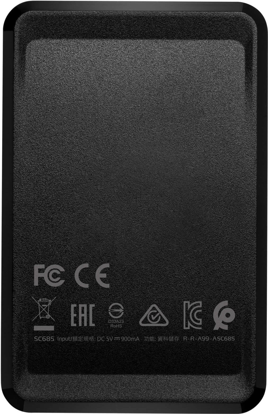 Купить ADATA SC685 - SSD - 1 TB - extern (tragbar) - USB 3.2 Gen 2 - Schwarz (ASC685-1TU32G2-CBK) в магазине wardena.ru