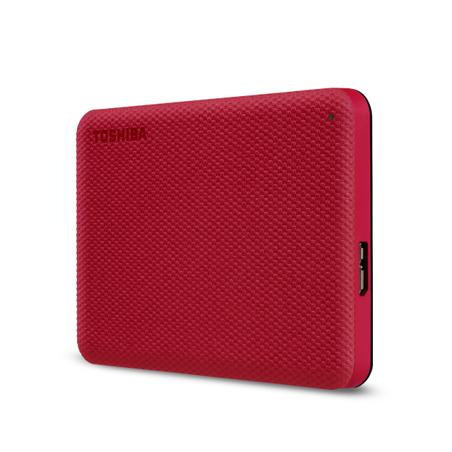 Купить Toshiba Canvio Advance - Festplatte - 4 TB - extern (tragbar) - 2.5" (6.4 cm) - USB 3.2 Gen 1 - Rot (HDTCA40ER3CA) в магазине wardena.ru