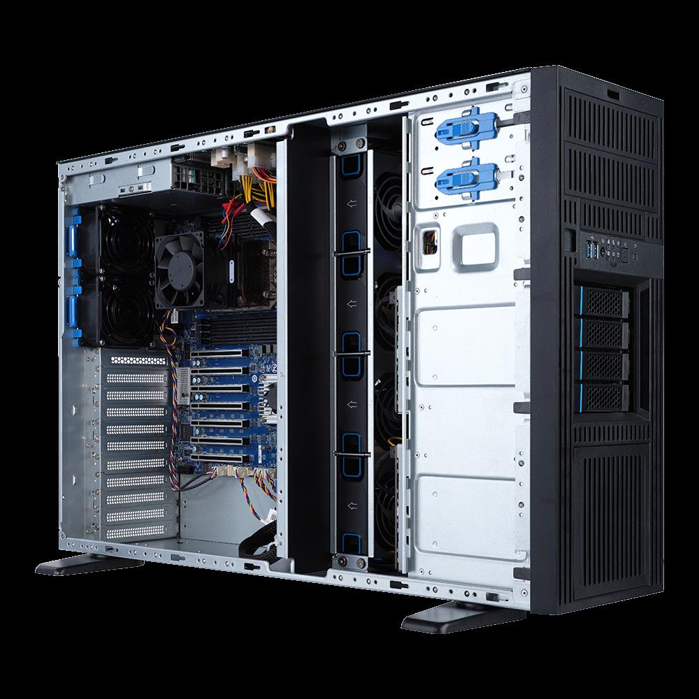 Купить Gigabyte W771-Z00 (rev. 100) - Barebone - Tower - Socket sWRX8 - AMD WRX80 - keine CPU - RAM 0 GB - GigE, 10 GigE (6BW771Z00MR-00) в магазине wardena.ru