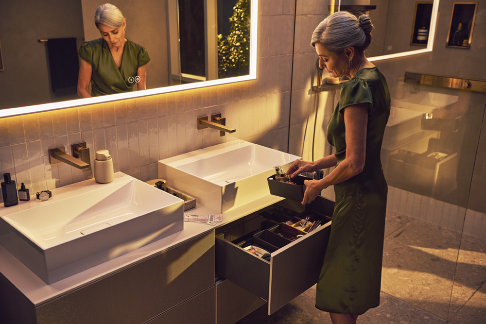 Купить Hansgrohe RainSelect Термостат для 5 потребителей скрытого монтажа бронза матовая 15384140 в магазине wardena.ru