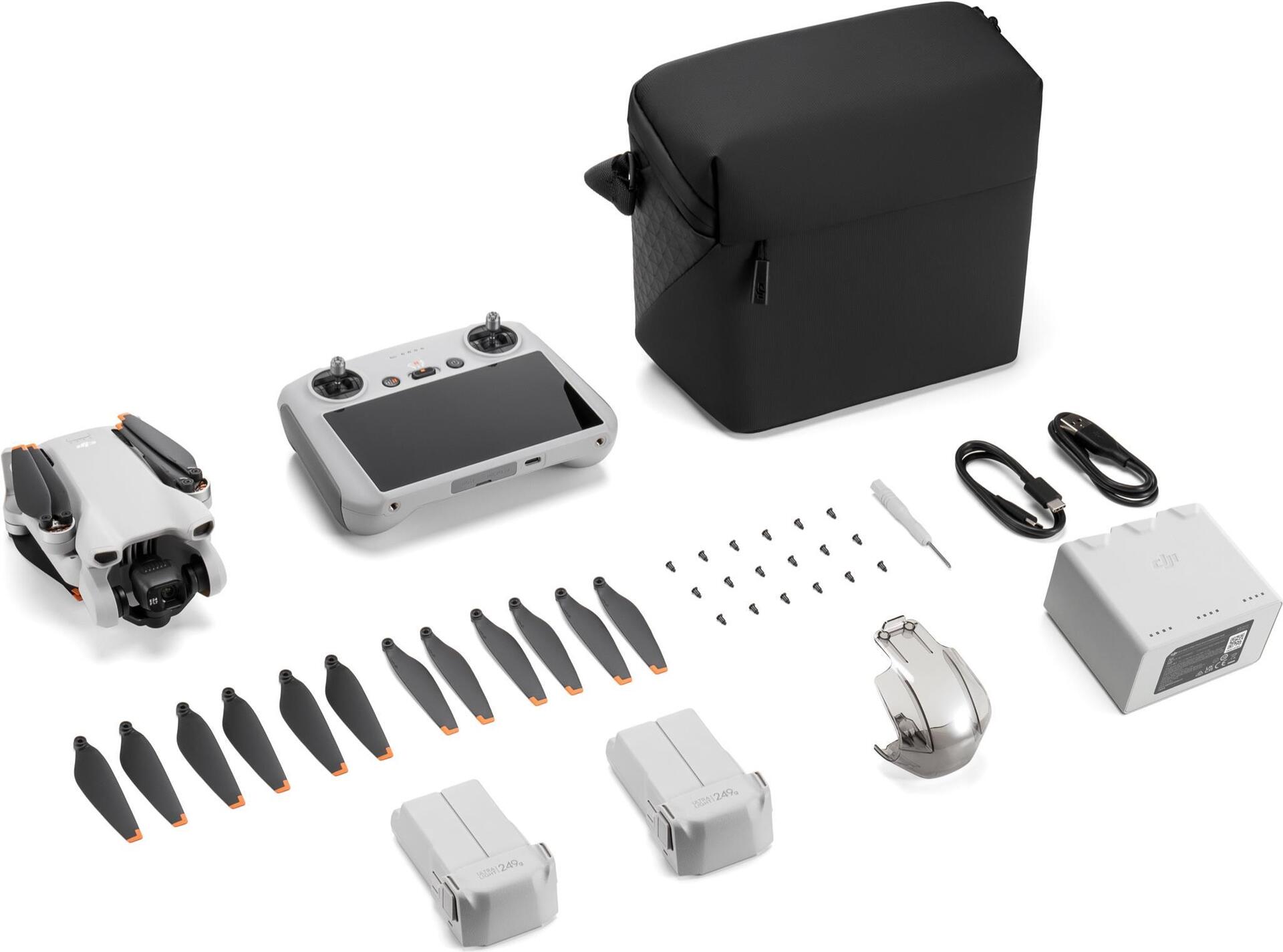 Купить DJI Mini 3 Fly More Combo & RC 4 Rotoren Quadrocopter 12 MP 3840 x 2160 Pixel 2453 mAh Grau (949912) в магазине wardena.ru