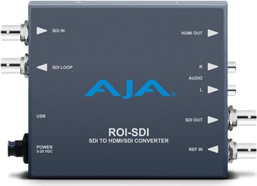 Купить AJA ROI-SDI - 0 - 40 °C - -40 - 60 °C - 10 - 90% - 146,43 x 102,108 x 22,86 mm - 100 - 240 (ROI-SDI) в магазине wardena.ru