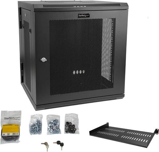 Купить StarTech.com 12U 48,30cm (19") Wall Mount Network Cabinet, 50,80cm (20") Deep 4 Post Hinged Locking IT Computer Equipment Enclosure with Shelf, Flexible Vented Switch Depth Data Rack Cisco 3850, 2960 Series - 12U Vented (RK1224WALHM) в магазине wardena.ru