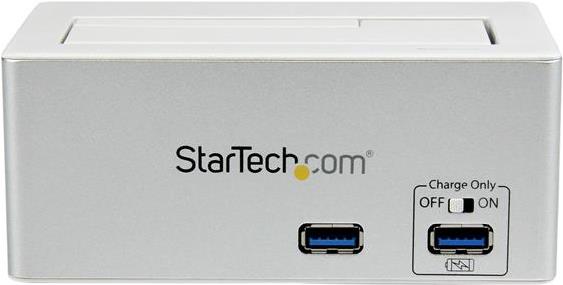 Купить StarTech.com USB 3.0 auf SATA / SSD Festplatten Dockingstation mit integriertem USB Schnelllade-Hub und UASP-Unterstützung für SATA 6 GB/s - Speicher-Controller - 2.5", 3.5" (6.4 cm, 8.9 cm) - SATA 6Gb/s - USB 3.0 - Weiß (SDOCKU33HW) в магазине wardena.ru