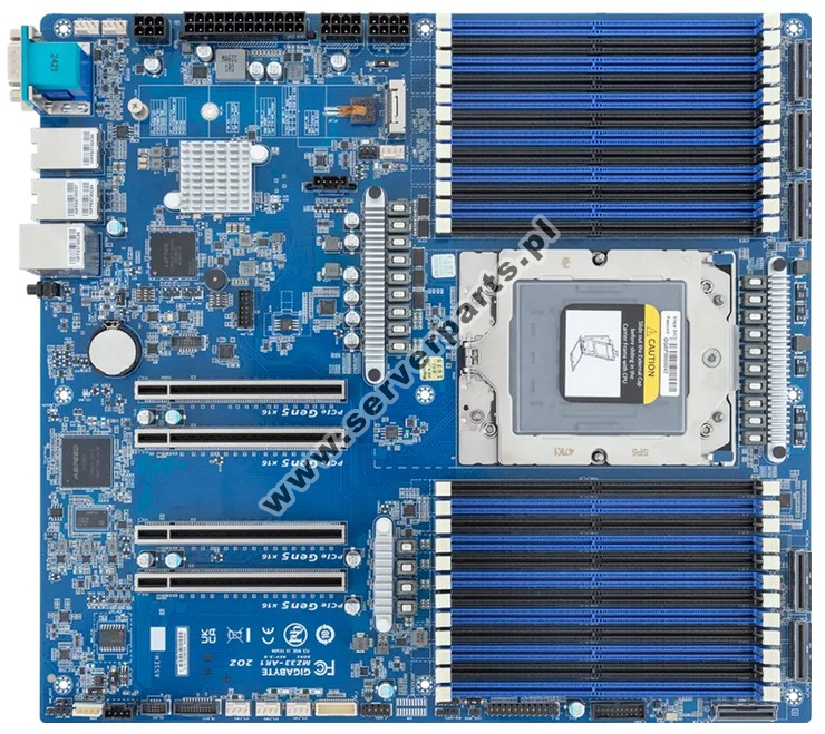 Купить Motherboard Gigabyte MZ33-AR1 SoC SP5 AMD EPYC 9005 SATA M.2 DDR5 в магазине wardena.ru