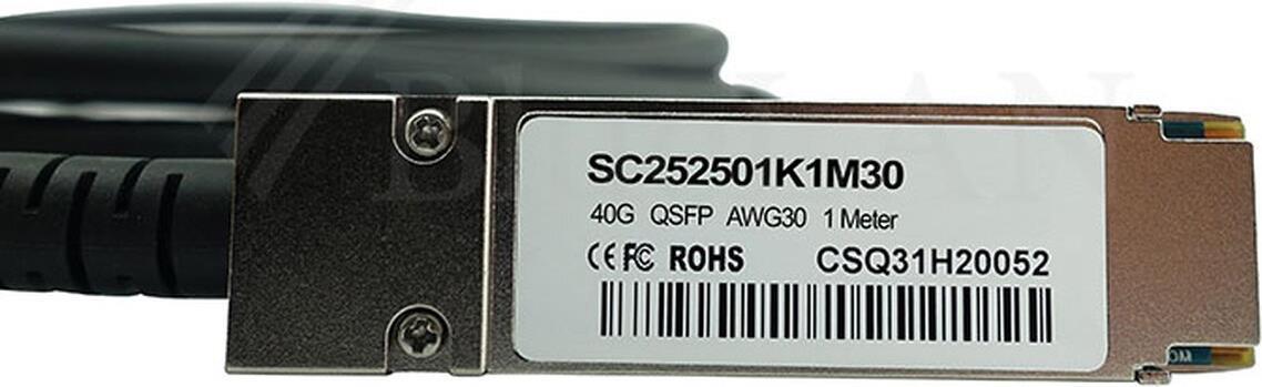 Купить Kompatibles NetApp X66100-5 BlueLAN QSFP Direct Attach Kabel, 40GBASE-CR4, Ethernet/Infiniband QDR, 28AWG, 5 Meter (X66100-5-BL) в магазине wardena.ru