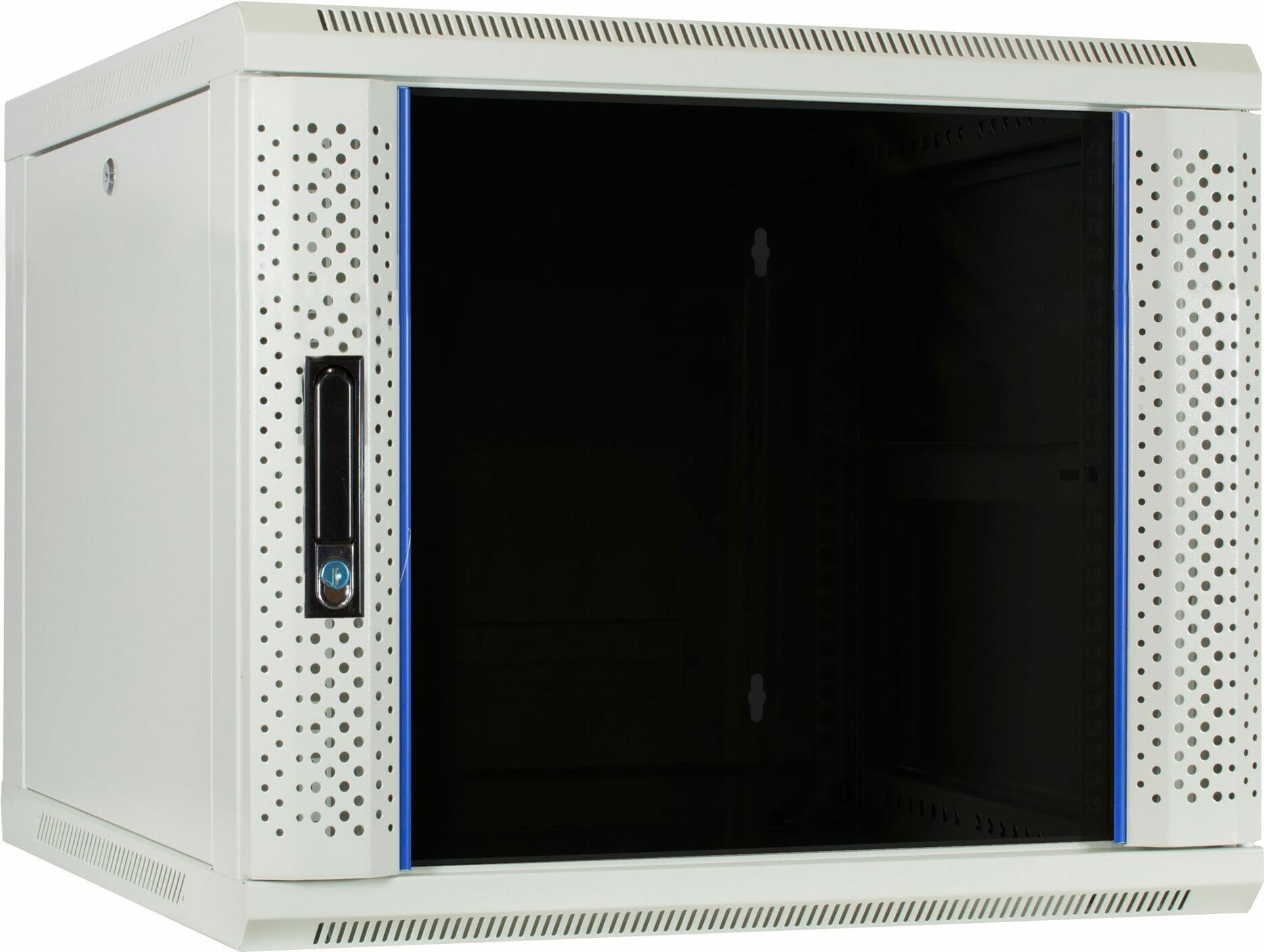 Купить DSIT 9 HE Serverschrank, Wandgehäuse mit Glastür (BxTxH) 600 x 600 x 500mm (DS6609W) в магазине wardena.ru