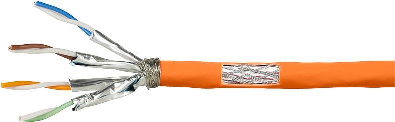 Купить LogiLink Professional - Bulkkabel - 200 m - 7.5 mm - S/FTP -Cat.7 Rohkabel - halogenfrei, robust - orange (CPV0061) в магазине wardena.ru