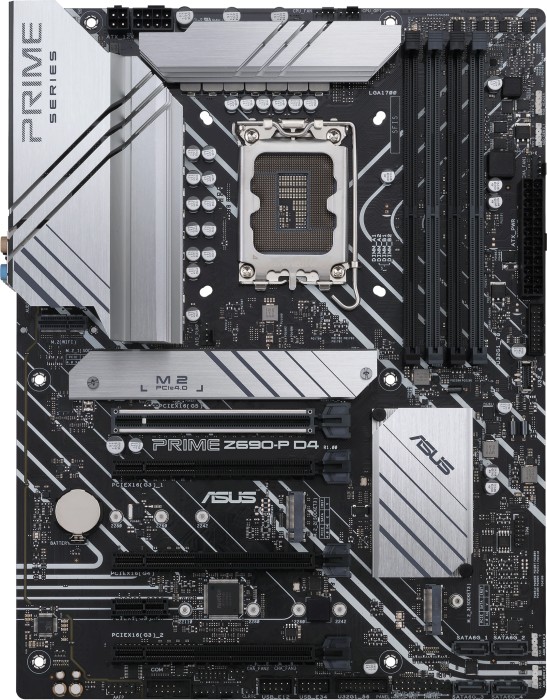 Купить ASUS PRIME Z690-P D4 - Motherboard - ATX - LGA1700-Sockel - Z690 Chipsatz - USB-C Gen1, USB 3,2 Gen 1, USB 3,2 Gen 2, USB-C Gen 2x2 - 2,5 Gigabit LAN - Onboard-Grafik (CPU erforderlich) - HD Audio (8-Kanal) (90MB18P0-M0E (90MB18P0-M0EAY0) в магазине wardena.ru