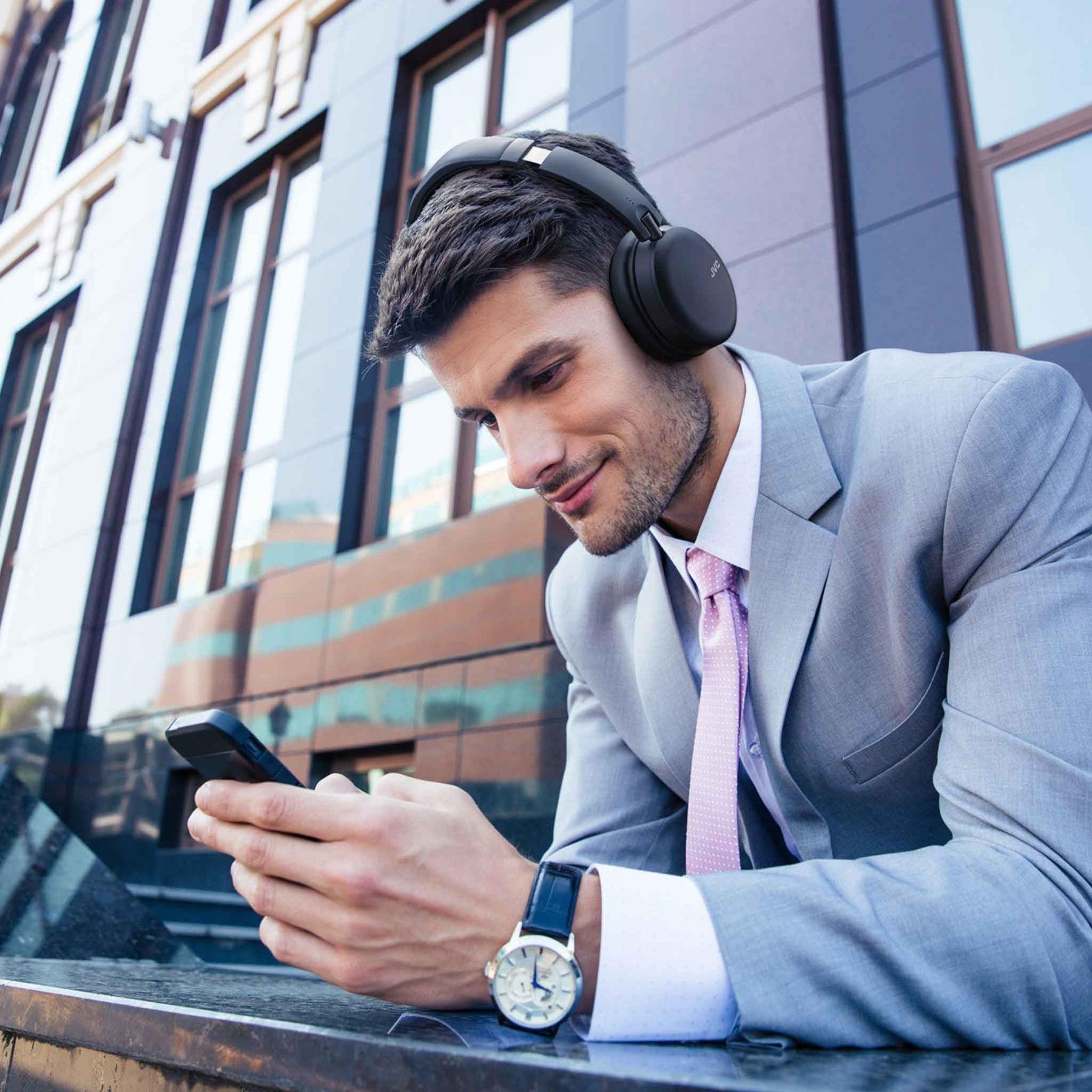 Купить JVC HA-S91N Kopfhörer Kabellos Kopfband Anrufe/Musik Bluetooth Schwarz (HAS-91N BU) в магазине wardena.ru