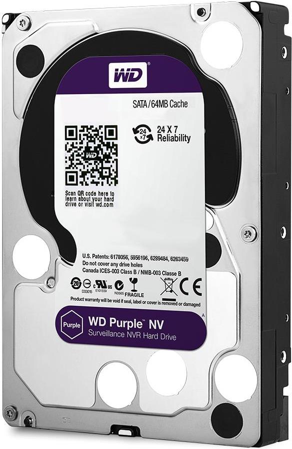 Купить Western Digital Purple NV 8000GB Serial ATA III Interne Festplatte (WD80PURX) в магазине wardena.ru