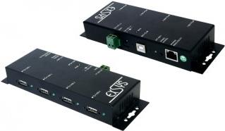 Купить EXSYS GmbH Ethernet 1Giga zu 4 x USB 2.0 Ports Metallgehäuse (EX-6002) в магазине wardena.ru