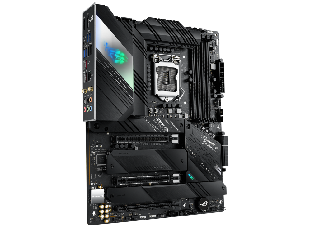 Купить ASUS ROG STRIX Z590-F GAMING WIFI - Motherboard - ATX - LGA1200-Sockel - Z590 - USB-C Gen2, USB 3,2 Gen 1, USB 3,2 Gen 2, USB-C Gen 2x2 - Bluetooth, 2,5 Gigabit LAN, Wi-Fi - Onboard-Grafik (CPU erforderlich) - HD Audio ( (90MB1630-M0EAY0) в магазине wardena.ru