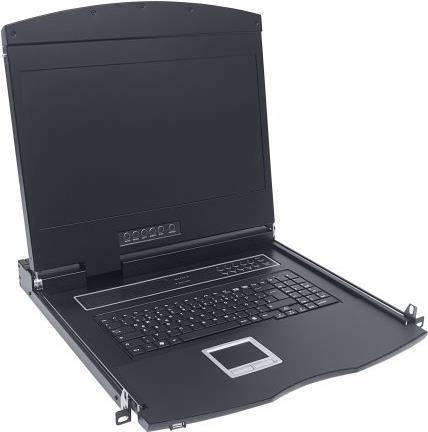 Купить Intellinet Rackmount 43,20cm (17") LCD Console - KVM-Konsole - PS/2, USB - Französisch - 43,2 cm (17") - Rack - einbaufähig - 1280 x 1024 - 250 cd/m² - 1000:1 - 1U (508025) в магазине wardena.ru