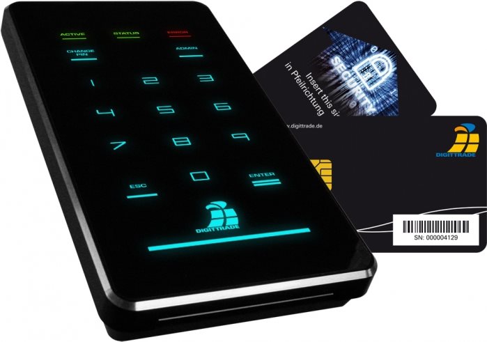 Купить DIGITTRADE HS256 S3 High Security - SSD - verschlüsselt - 4 TB - extern (tragbar) - 2.5" (6.4 cm) - USB 3.0 - FIPS 140-2 Level 3, FIPS 197 (DG-HS256S3-4TBS) в магазине wardena.ru