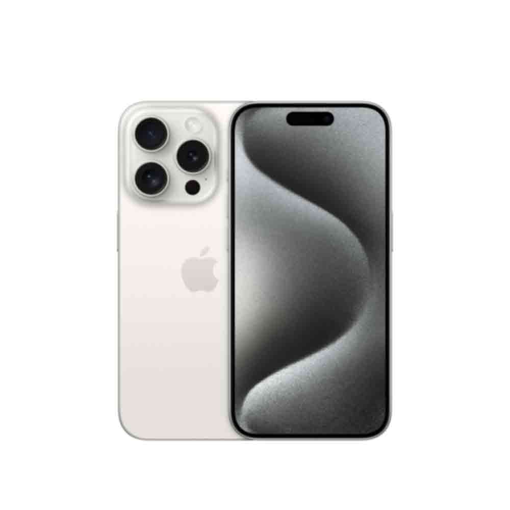 Купить Apple iPhone 15 Pro - 5G Smartphone - Dual-SIM / Interner Speicher 128GB - OLED-Display - 6,1" - 2556 x 1179 Pixel (120 Hz) - Triple-Kamera 48 MP, 12 MP, 12 MP - front camera 12 MP - White Titanium (MTUW3ZD/A) в магазине wardena.ru
