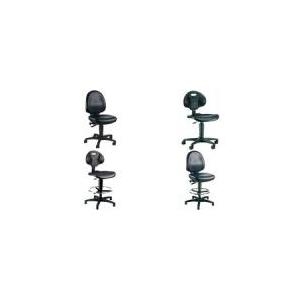 Купить Topstar Arbeitsstuhl TEC 50, Kunstleder, schwarz, ohne Fußring, Spezial-Muldensitz, stabiles Fußkreuz, Lehnenhöhe: (72250 D10) в магазине wardena.ru