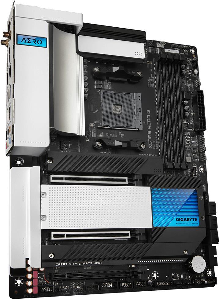 Купить Gigabyte X570S AERO G - AMD - Socket AM4 - AMD Ryzen 3 - AMD Ryzen 5 - AMD Ryzen 7 - 3rd Generation AMD Ryzen 9 - AMD Ryzen 9 5th Gen - Socket AM4 - DDR4-SDRAM - 128 GB (X570S AERO G) в магазине wardena.ru