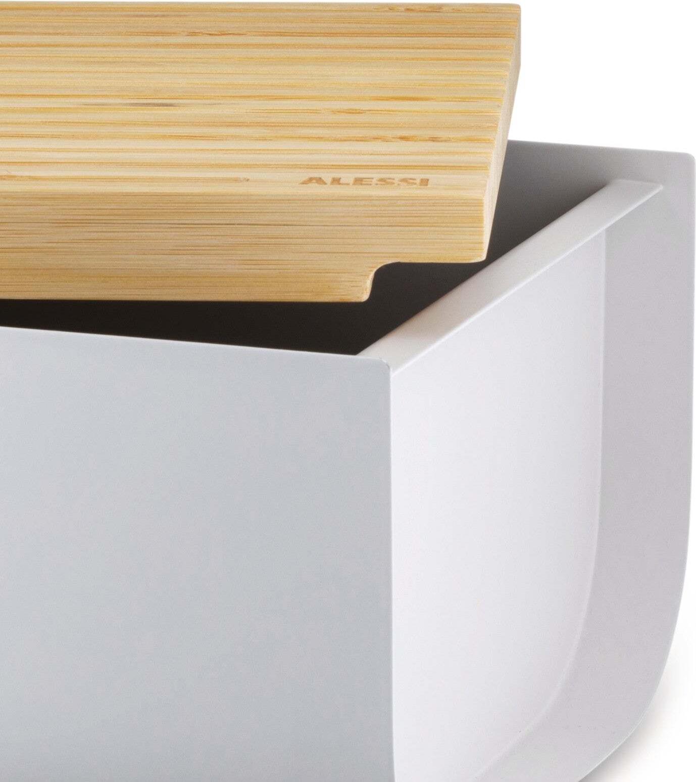 Купить Alessi BG03 WG Mattina Brotkasten, Stahl Bambusholz, Warm Grey (BG03 WG) в магазине wardena.ru
