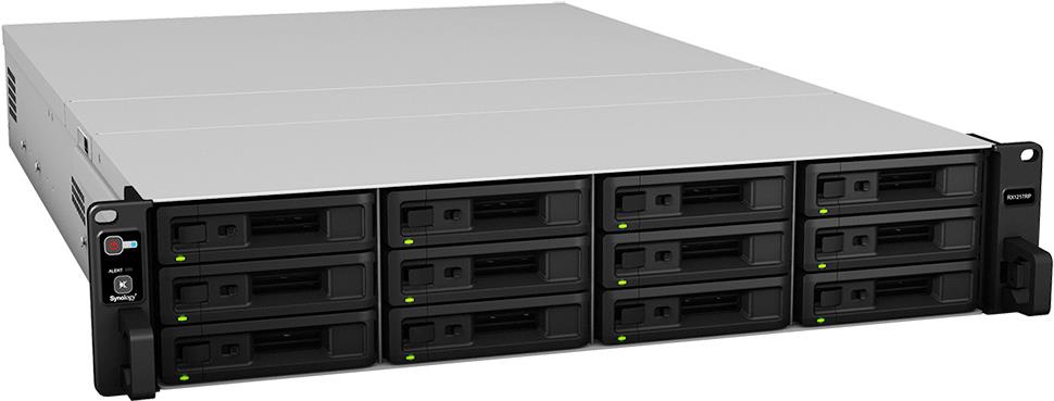 Купить Synology RX1217RP - Speichergehäuse - 12 Schächte (SATA-600) - Rack - einbaufähig - 2U (RX1217RP) в магазине wardena.ru