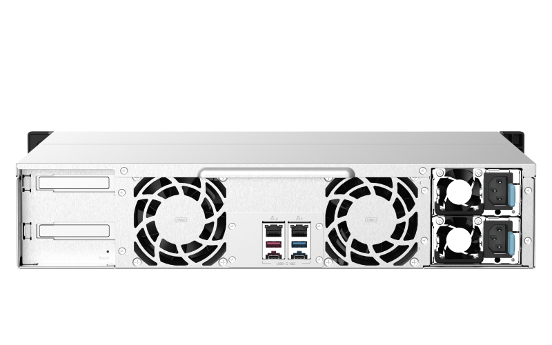 Купить QNAP TS-873AU-RP - AMD - 2,2 GHz - DDR4-SDRAM - 4GB - 64 GB - 3.5"  (TS-873AeU-RP-4G) в магазине wardena.ru