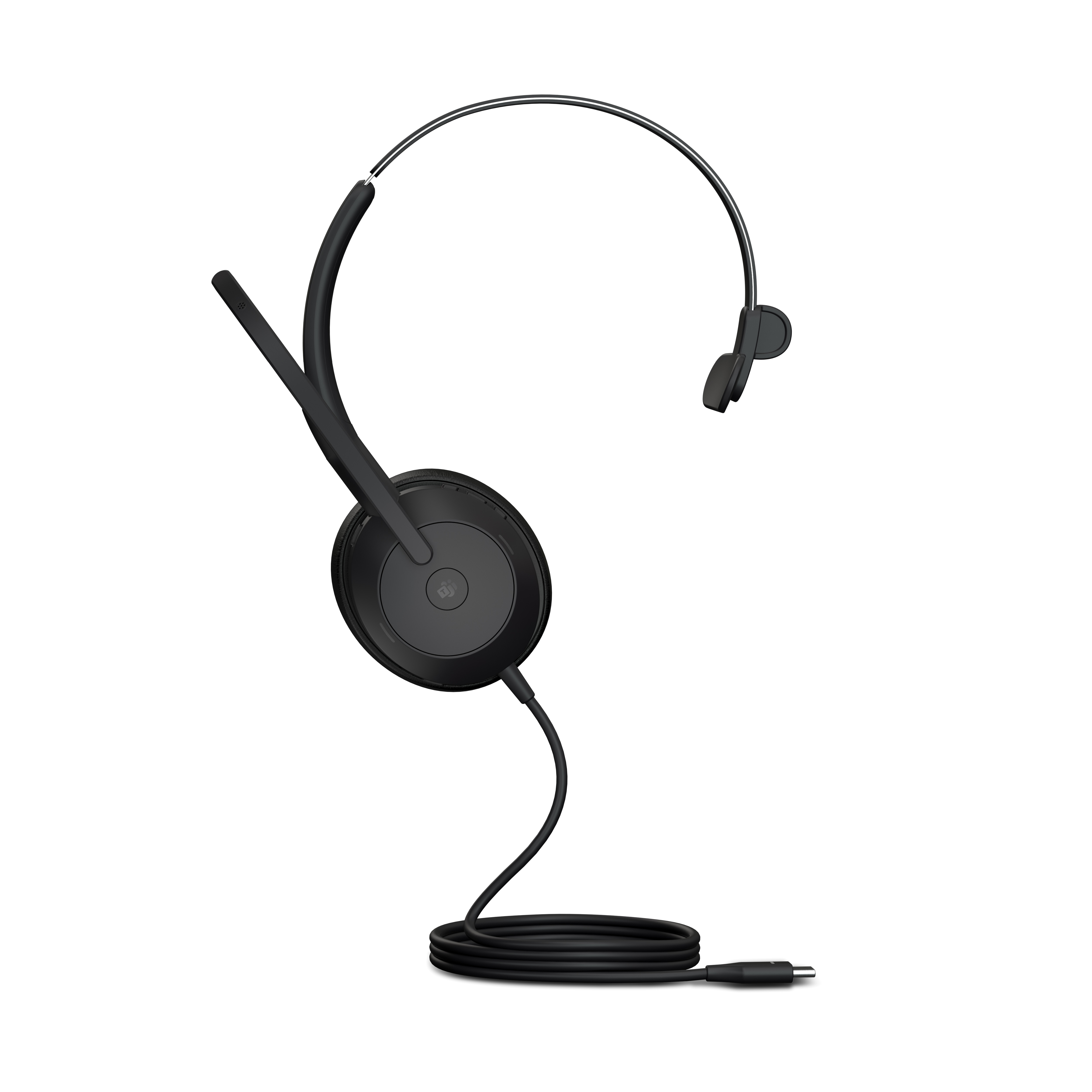 Купить Jabra Evolve2 50 MS Mono - Headset - On-Ear - Bluetooth - kabellos - aktive Rauschunterdrückung - USB-C - Schwarz (25089-899-899) в магазине wardena.ru