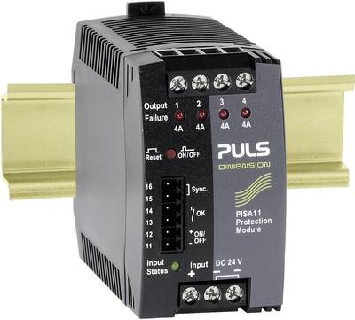 Купить PULS DIMENSION PISA11.404 4-Kanal Sicherungsmodul 24 V/DC / 4 x 4 A / (PISA11.404) в магазине wardena.ru