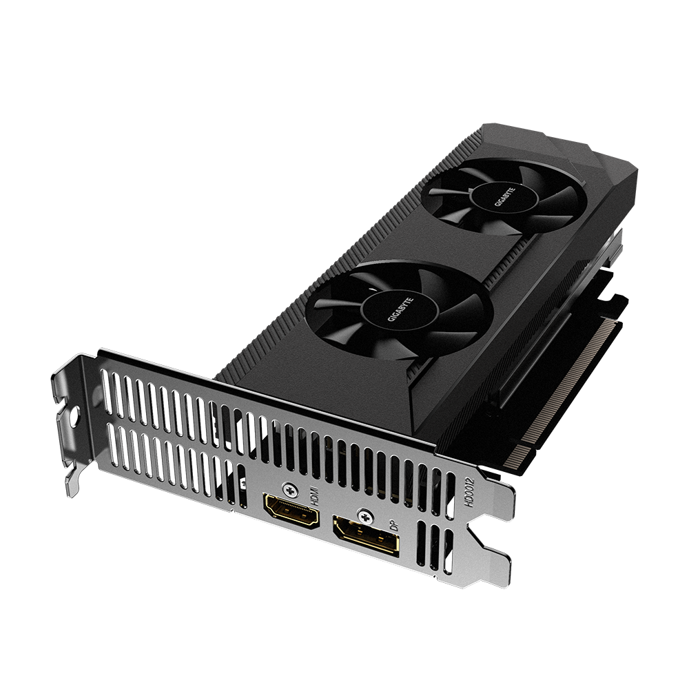 Купить Gigabyte Radeon RX 6400 D6 LOW PROFILE 4G - Grafikkarten - Radeon RX 6400 - 4GB GDDR6 - PCIe 4,0 Low-Profile - HDMI, DisplayPort (GV-R64D6-4GL) в магазине wardena.ru