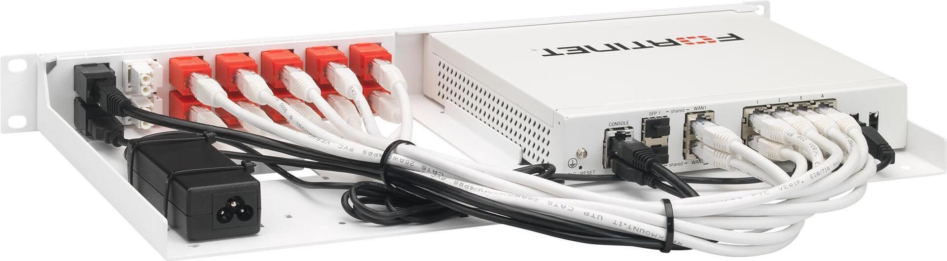Купить Rackmount.IT RM-FR-T15 - Netzwerk-Einrichtung - Rack montierbar - RAL 9003 - 1U - 48,3 cm (19") - für Fortinet FortiGate 80F, 81F (RM-FR-T15) в магазине wardena.ru