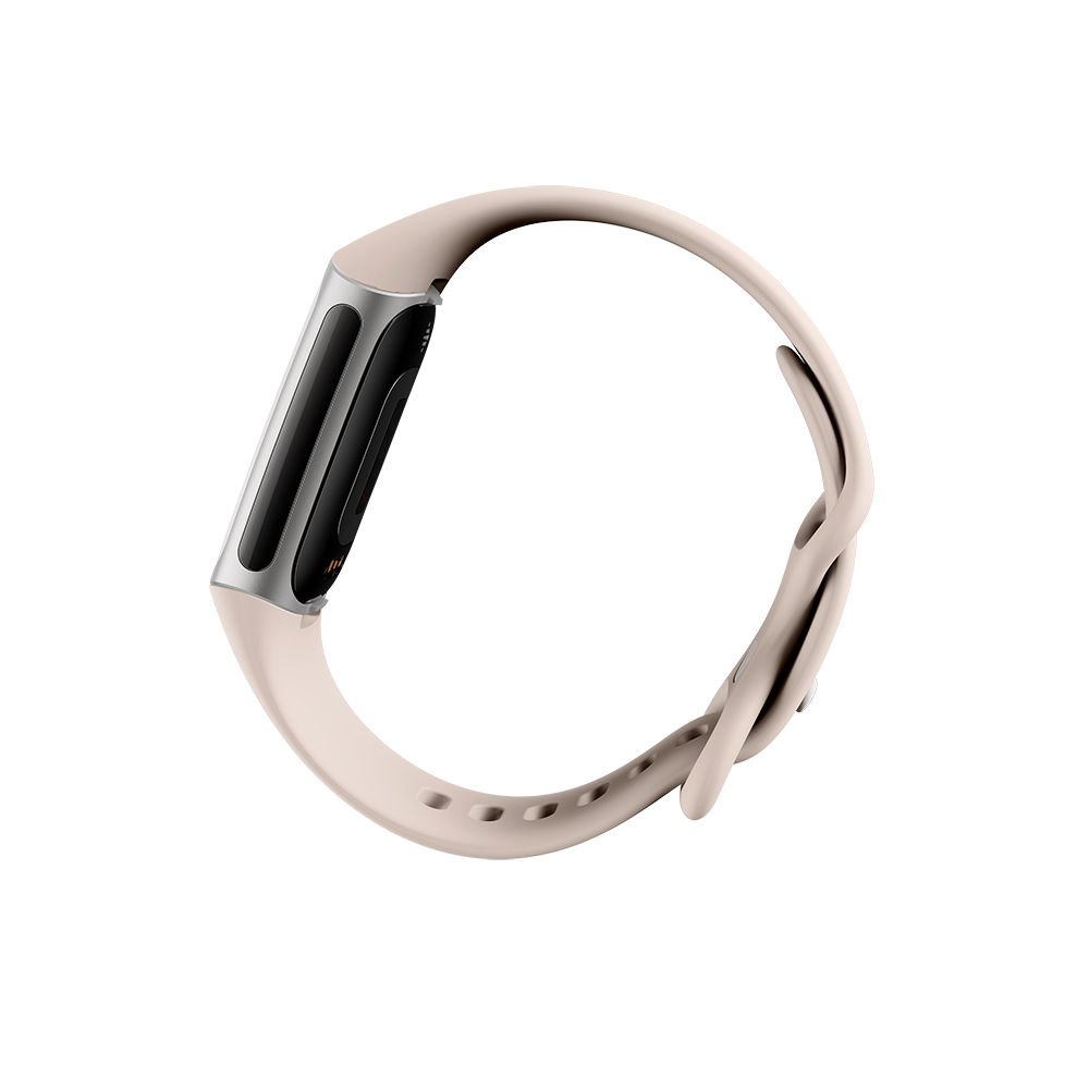 Купить Fitbit Charge 6 AMOLED Aktivitäts-Trackerarmband Beige - Silber (40-56-7911) в магазине wardena.ru