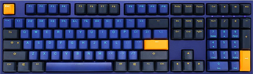 Купить Ducky One 2 Horizon PBT Gaming Tastatur, MX-Speed-Silver - blau (DKON1808-PDEPDZBBH) в магазине wardena.ru