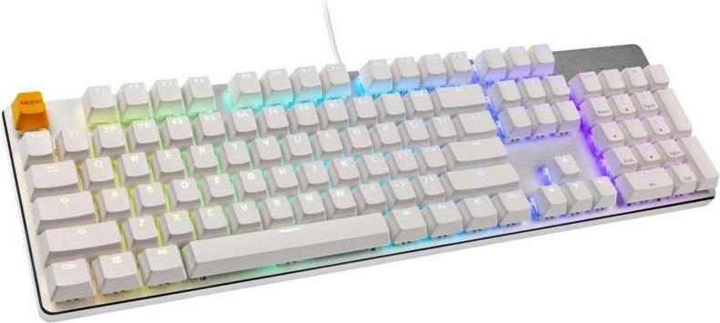 Купить Glorious PC Gaming Race GMMK Tastatur USB QWERTY US International Silber - Weiß (GLO-GMMK-FS-BRN-W) в магазине wardena.ru