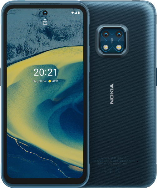 Купить Nokia XR20 - Smartphone - Dual-SIM - 5G NR - 64GB - 16,90cm (6,67") - 2400 x 1080 Pixel - RAM 4GB - 2 x Rückkamera 8 MP Frontkamera - Android - Ultra Blue (VMA750J9DE1LV0) в магазине wardena.ru