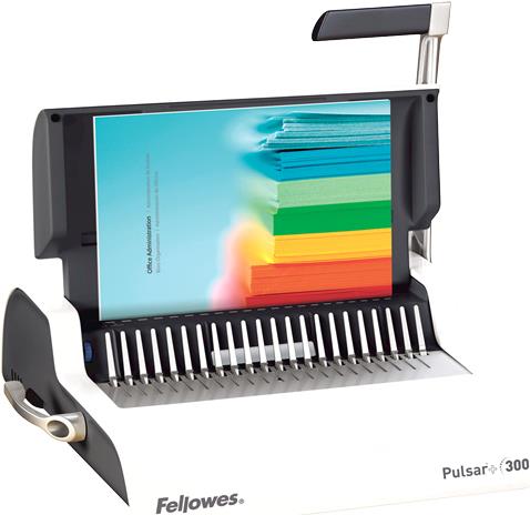 Купить Fellowes Plastikbindegerät Pulsar +300, weiß/silber bis DIN A4, Stanzleistung: 17 Blatt, Bindekapazität: 300 (5627601) в магазине wardena.ru