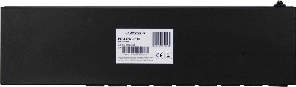 Купить Inter-Tech SW-0816 Stromverteilereinheit (PDU) Schwarz 8 AC-Ausgänge (88887284) в магазине wardena.ru